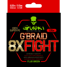 Gunki GBraid 8X Fight 135 m monofilament