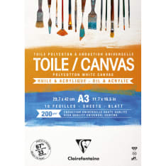 Clairefontaine A3 100g Canvas pad