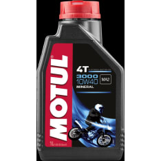 Motul 3000 10W40 4T 1L mineraali moottoriöljy