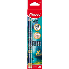 Maped Dragon HB pencils, 12-pack