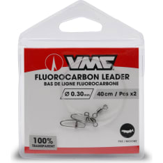 VMC Fluoro Leader 40cm, 1,00mm, 2pcs
