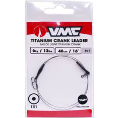 VMC Titanium Crank Leader 1x1, 2,7kg, 40cm, 1pcs