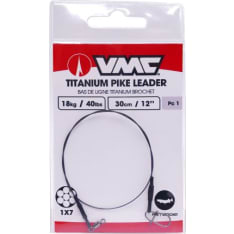 VMC Titanium Pike 1x7 18kg 50cm 1kpl titaaniperuke