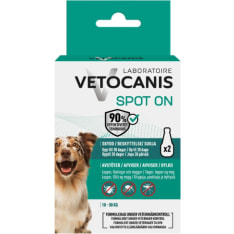 Vetocanis Anti-parasite Dog M Spot is a 2 x 3 ml dog parasite repellent