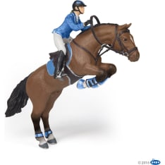 Papo Jumping horse and horsewoman Show Jumper