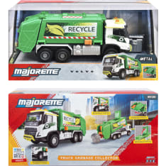 Majorette Volvo FMX Truck Garbage Collector roska-auto