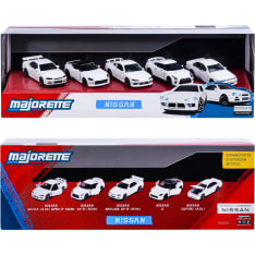 Majorette Nissan 5 Pieces Giftpack pikkuauto lahjapakkaus