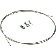 Rotary Vaijerin korjaussarja, (1) Vaijeri Ø2mm p. 2,5m, (1) Z-nippa, (2) O-nippa