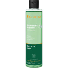 Florame Puhdistava shampoo sinkki & nokkonen.