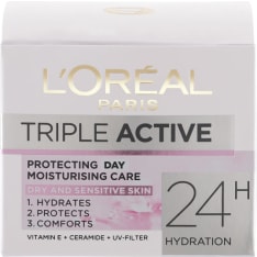 L'Oréal Paris Triple Active 50 ml kuivalle iholle päivävoide