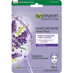 Garnier SkinActive Moisture Bomb Super Hydrating+Anti-Fatigue 28 g kangasnaamio