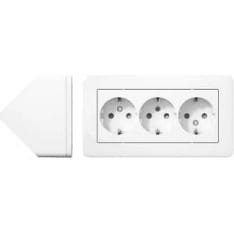 Schneider Electric Exxact 3-part corner socket