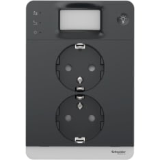 Schneider Electric Exxact 2-osainen pistorasia+liiketunnistin