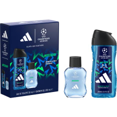 Adidas UEFA 13 Edt 50ml + suihkugeeli 250ml lahjapakkaus