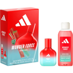 Adidas Vibes Wonder Force EdP 30ml + suihkugeeli 100ml lahjapakkaus
