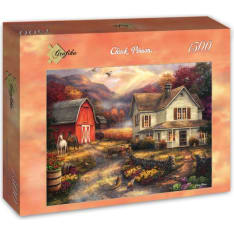 Grafika Chuck Pinson - Relaxing on the Farm 1500p Jigsaw Puzzle