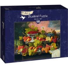 Bluebird Severin Roesen - Still Life, 1867 1000p puzzle