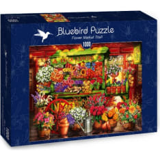 Bluebird Flower Market Stall 1000p palapeli