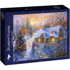 Bluebird Christmas Cottage 2000p palapeli
