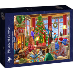 Bluebird Christmas Decorating 1000p palapeli