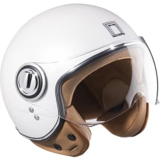 Nox Premium Idol white open face helmet