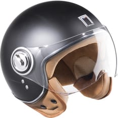 Nox Premium Idol matte black open face helmet