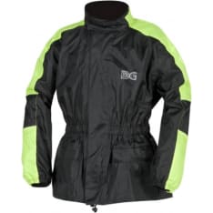 4SQUARE Drop black raincoat