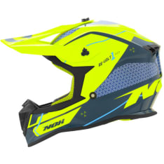 Nox N633 Revolt1 neon yellow/blue crossikypärä