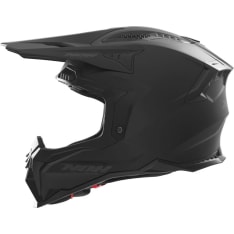 Nox N634 matte black cross helmet