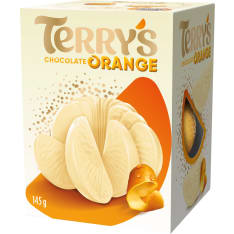 Terry's White Chocolate Orange 145 g suklaapallo