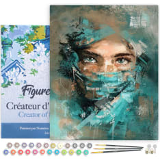 Figure'd Art numeromaalaus Beautiful Eyes