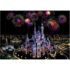 Figured Art Scratch Painting Dream Castle