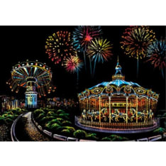 Figured Art Scratch Painting Ferris Wheel Amus