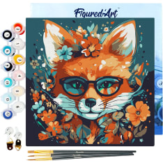 Figure'd Art Mini numeromaalaus Fantasy Fox