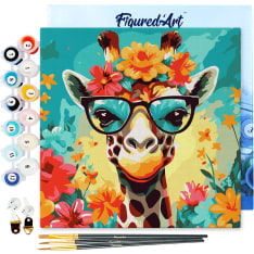 Figure'd Art Mini numeromaalaus Fantasy Giraffe