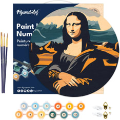Figure'd Art Puinen numeromaalaus Mona Lisa