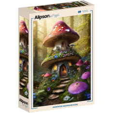 Alipson Mushroom House of the Undergrowth 500p palapeli