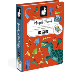Janod Dinosaurs magnetic book