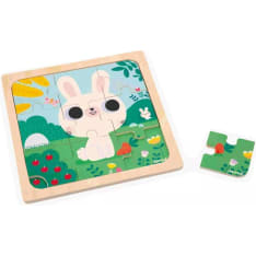 Janod Wooden Bunny 9p Jigsaw Puzzle