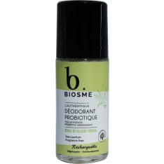 Biosme Eau D'Aloe Vera 50ml probiotic roll-on deodorant