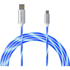 Oniverse LED-valaistu 2 m micro-USB latauskaapeli