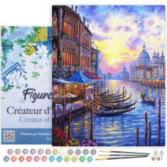 Figure'd Art numeromaalaus The Grand Canal