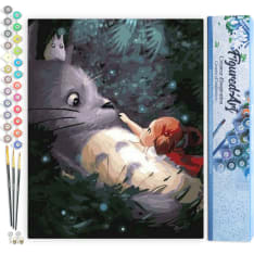 Figure'd Art numeromaalaus Mouse and Girl