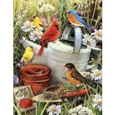 Figured Art Timanttimaalaus Birds in the Gar