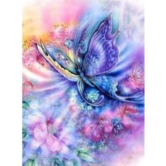 Figured Art Diamond Painting Color Butterfly