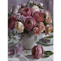 Figured Art Timanttimaalaus Bouquet of Roses
