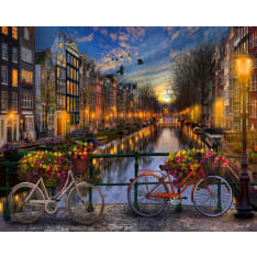 Figure'd Art numeromaalaus Amsterdam Canal