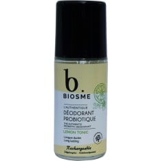 Biosme Lemon Tonic 50ml probiotic roll-on deodorant
