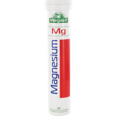 Megavit Magnesium 20 poretabl. ravintolisä