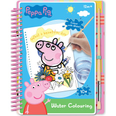 Pipsa Piggy watercolor book and brush
